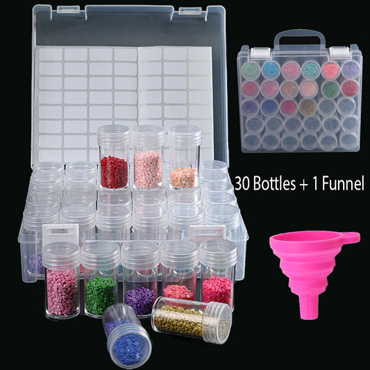 30 Bottles Diamond Painting Drills Box