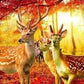 Deer Family In Autumn Bead Painting Kit