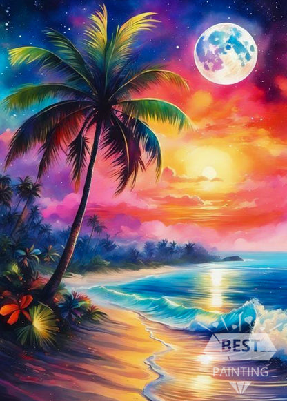 Adorable Beach View Diamond Painting