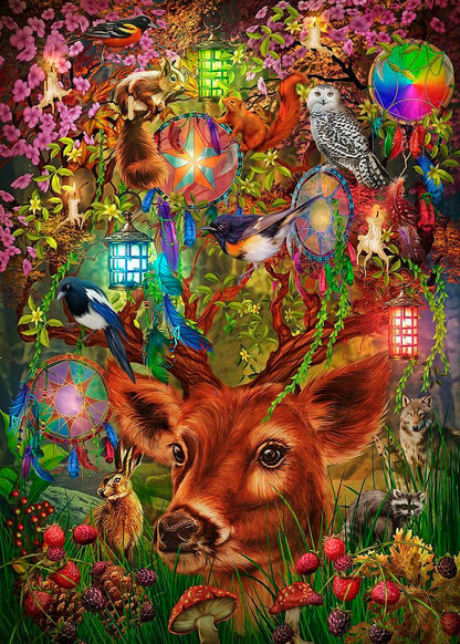 Animals And Birds Fantasy Diamond Painting