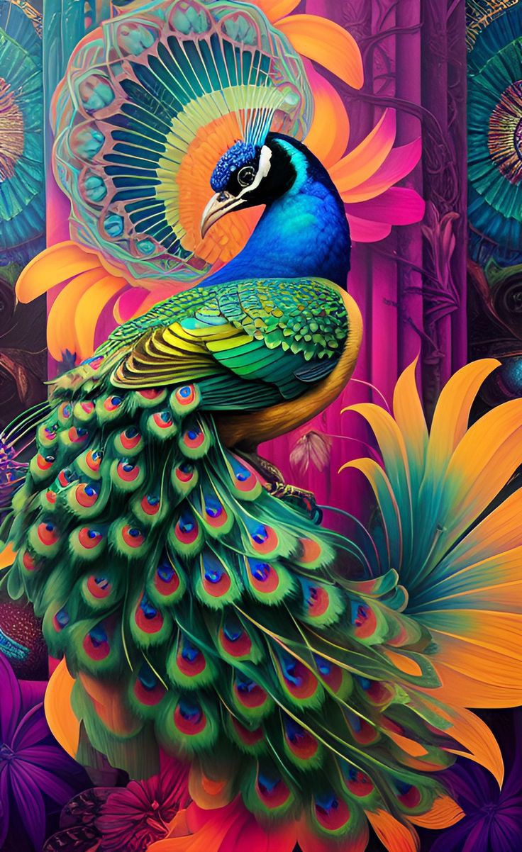 Beautiful Lovely Peacock Diamond Painting