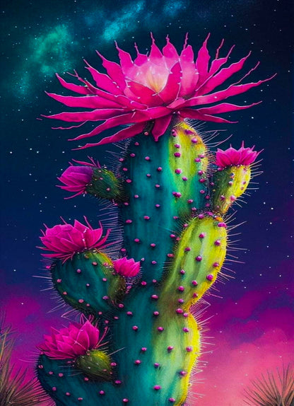 Cactus Tree Diamond Art Kit