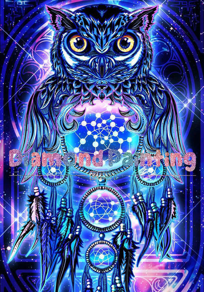 Dream Catcher Owl Diamond Art