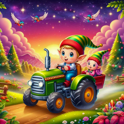 Elf Farmer Mystical Diamond Art