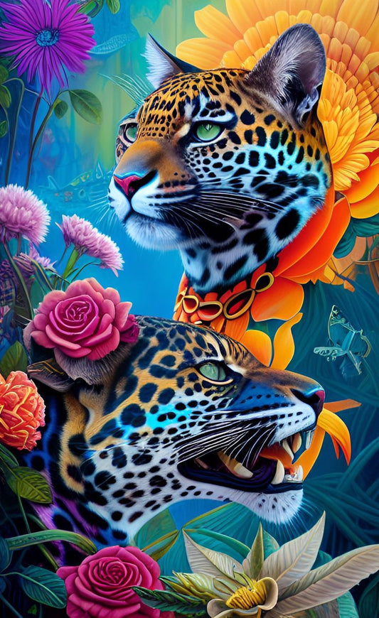 Fantasy Leopards Best Diamond Painting