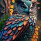 Fantasy Owl Diamond Bead Art