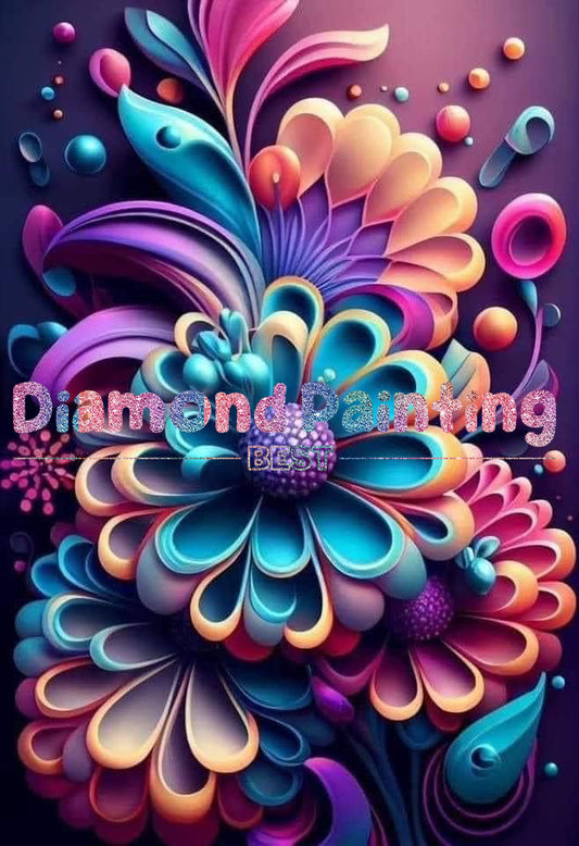 Floral Fusion Diamond Art