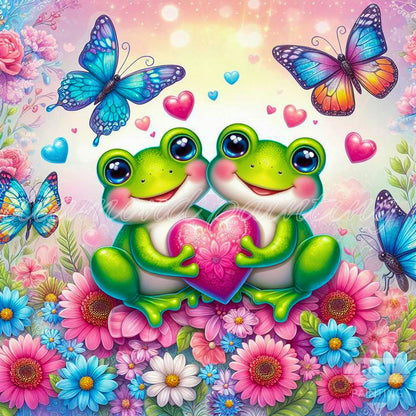 Frogs Lovers Shop Diamond Art Kit