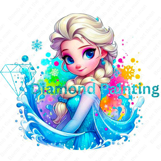 Frozen Princess Cute Diamond Art