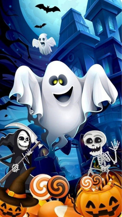 Halloween Ghosts Diamond Art