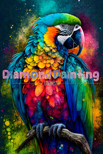 Macaw Ruler Diamond Painting