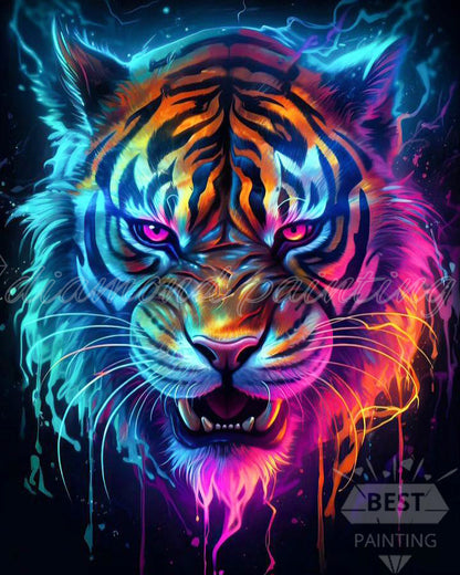 Magnificent Tiger Diamond Painting Kits For Adults