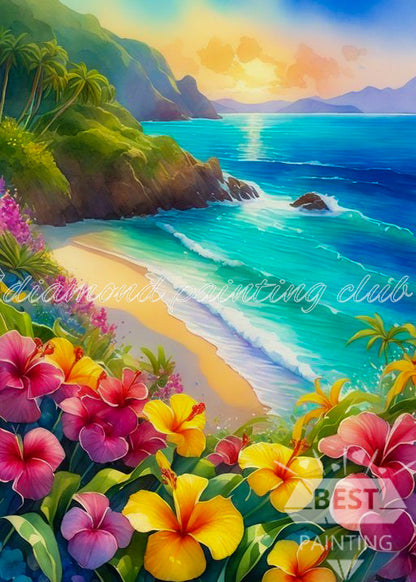 Ocean Shore Diamond Painting Kit