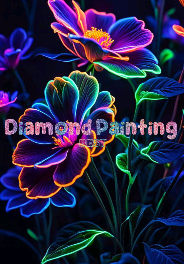 Radiant Petals Diamond Bead Art