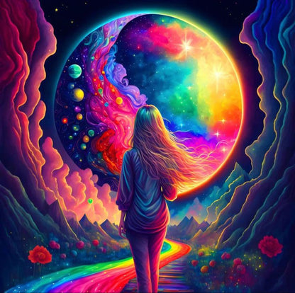 Rainbow Night Diamond Painting