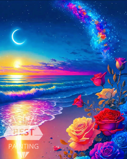 Roses Ocean Diamond Art Kit