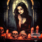 Skull Huntress Halloween Diamond Painting