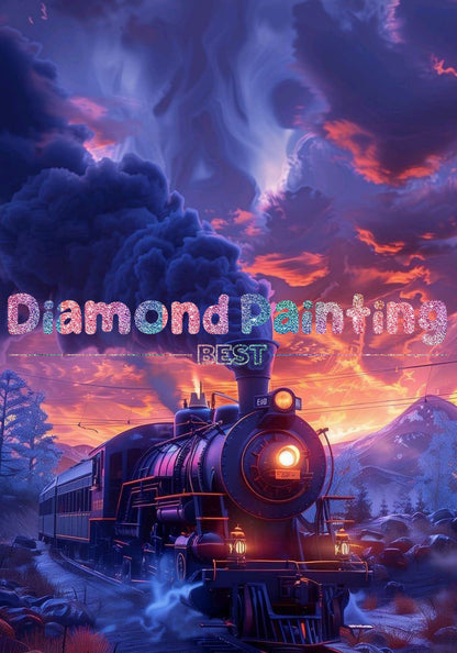 Speedy And Smokey Train Diamond Painting