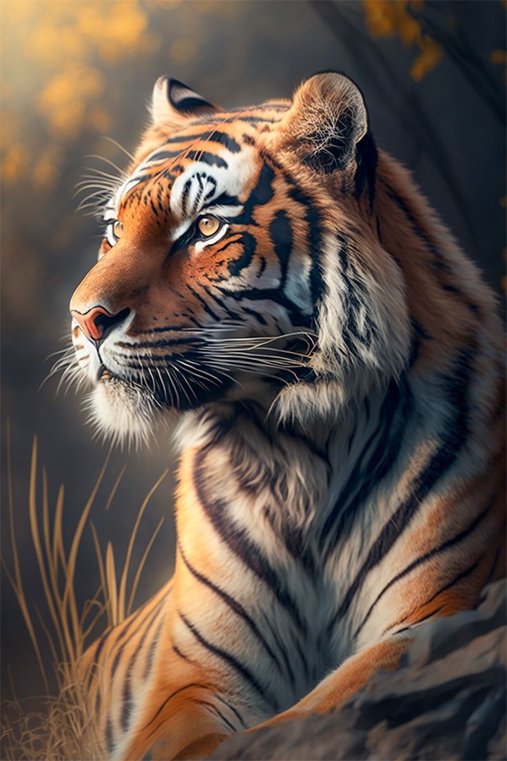 Tiger's Stare Diamond Painting