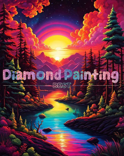 Vibrant Skies Diamond Art