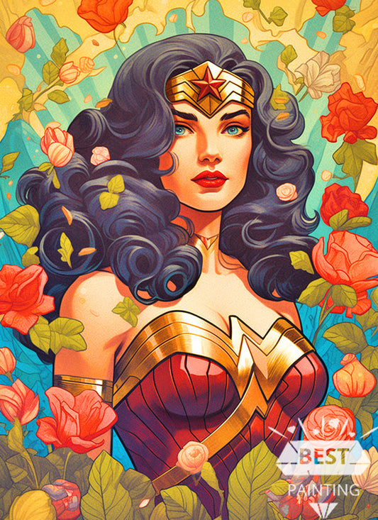 Wonder Woman Animated Diamond Painting