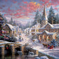 Christmas Festival In Town Bead Painting Kit