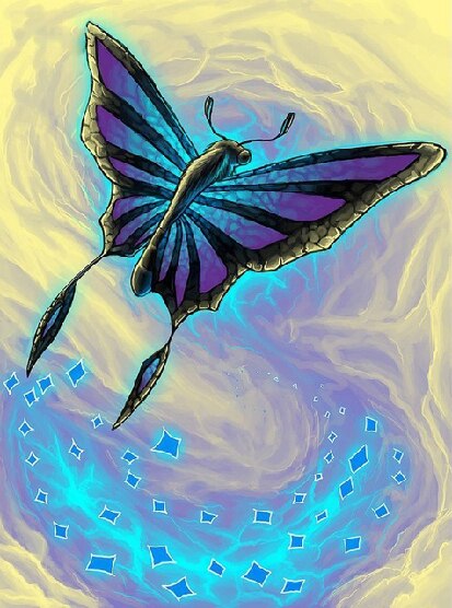Wunderschöne Schmetterlings-Diamantkunst 