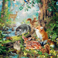 5D Beautiful Forest Land With Animals Diamond Art