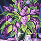 5D DIY Diamond Bead Art Of Purple Flowers