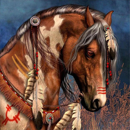 5D Diamond Bead Art OF American Breeds Horse