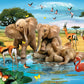 5D Diamond Painting Of Safari Birds And Animals In Water Pool