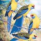 Beautiful Blue & Yellow Parrots Bead Art Kits
