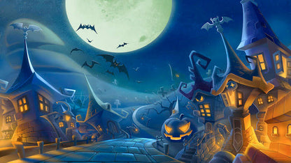 Blue Halloween Street Bead Painting Kit