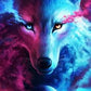 Blue&Pink Wolf Bead Painting Kit