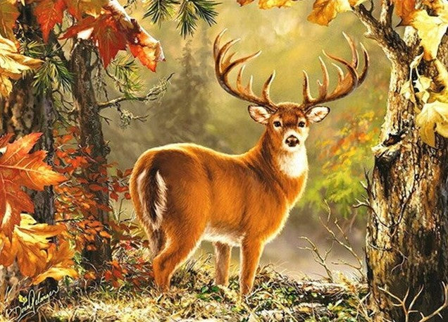 Buck In Autumn Forest Bead Art Kits