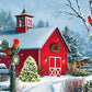 Christmas Barn-Christmas Bead Art