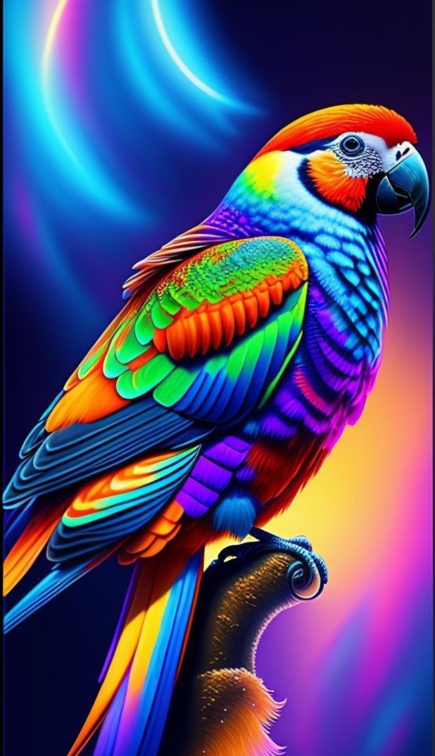 Colorful Macaw Bead Art Kits