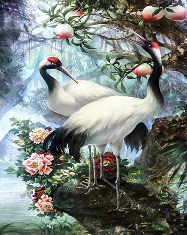 Crowned Crane Bird 5D DIY Diamond Painting