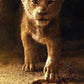 Cub Lion Paw Diamond Bead Art