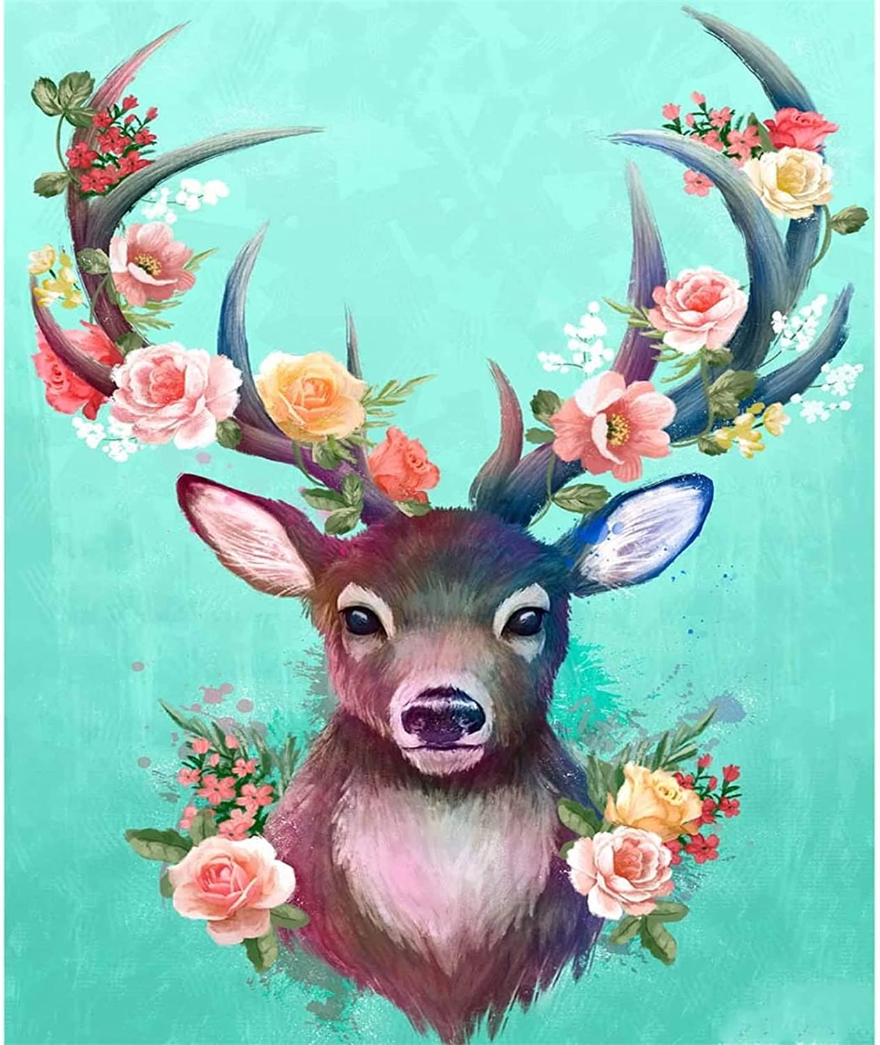 Deer of Spring Diamond Art