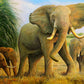 Diamond Painting Of The Elephantidae Family