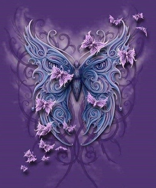 Dragon Butterfly 5D Diamond Bead Art