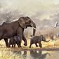 Elephant Family DIY 5D Diamond Painting