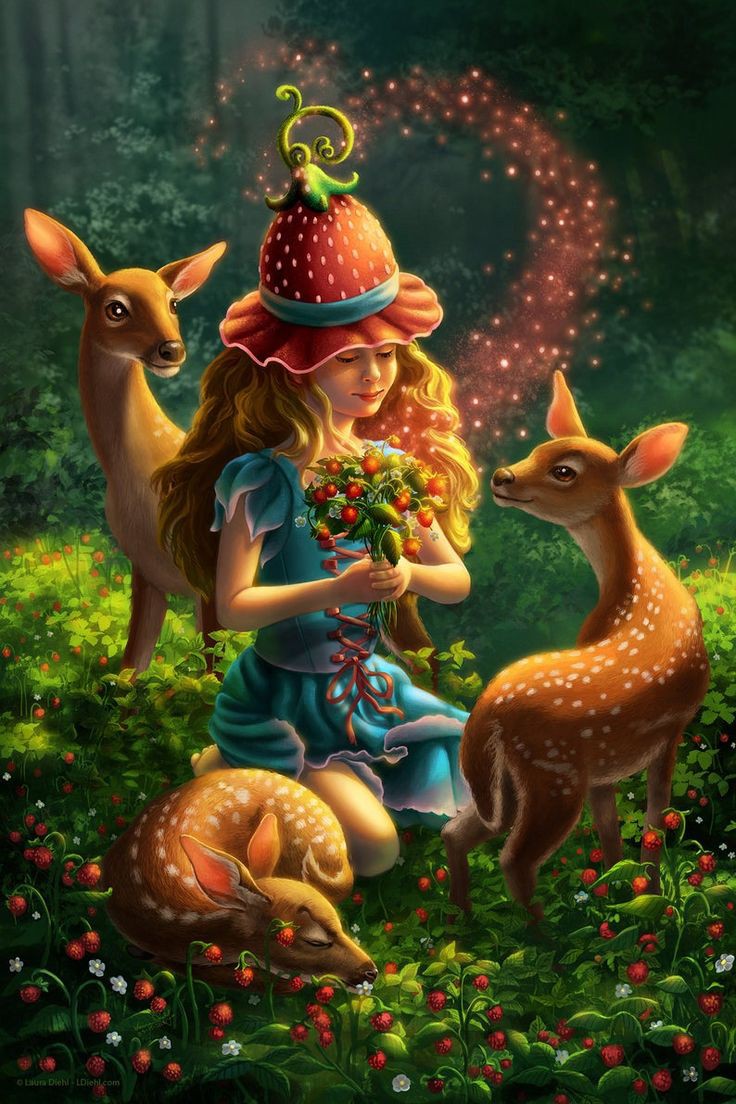 Fairy Girl With Deer's Best Bead Art Kits