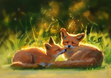 Fox Couple Best Bead Art Kits