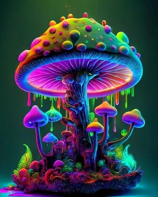 Glowing Mushroom Bead Art Kits