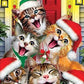 Happy Cats Christmas Bead Painting Kit