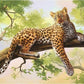 Leopard On Jungle Tree Best Bead Art kits