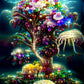 The Magical Tree Diamond Bead Art