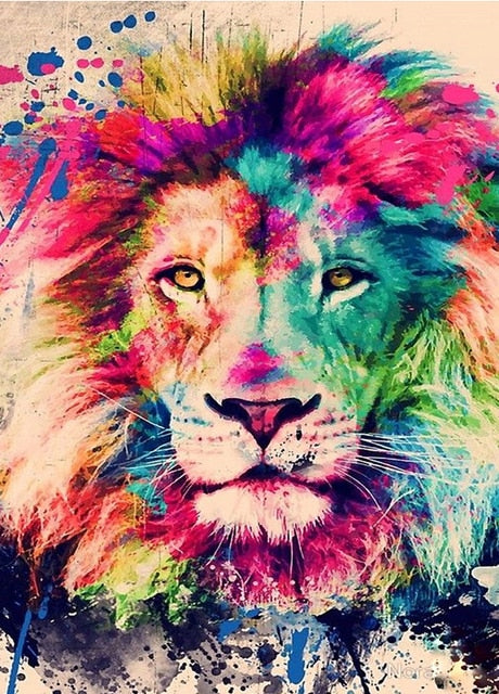Multicolor Lion Bead Art Kits